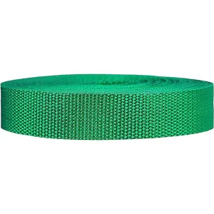 1.5" Poly Webbing - Green