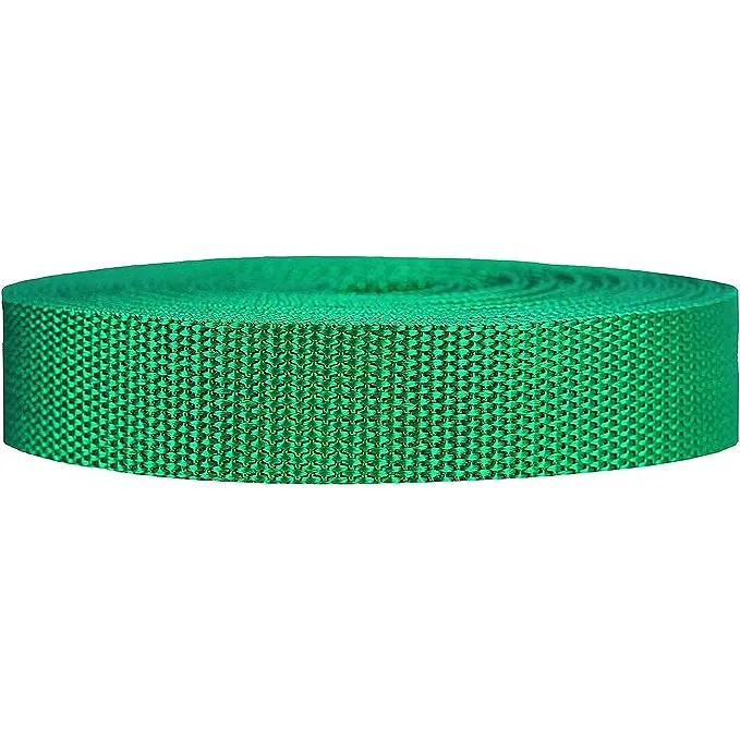 1.5" Poly Webbing - Green