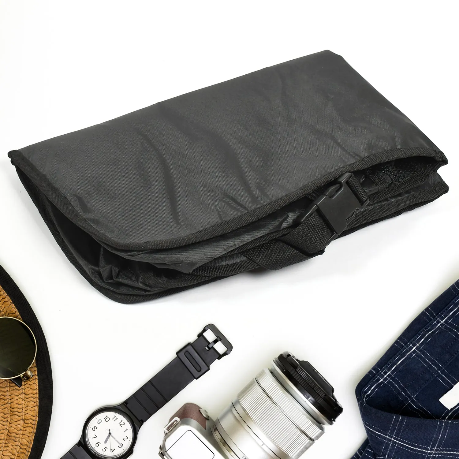 4076 Travelling Bag High Material Storage Bag With Zip  For Home & Travelling Use Bag