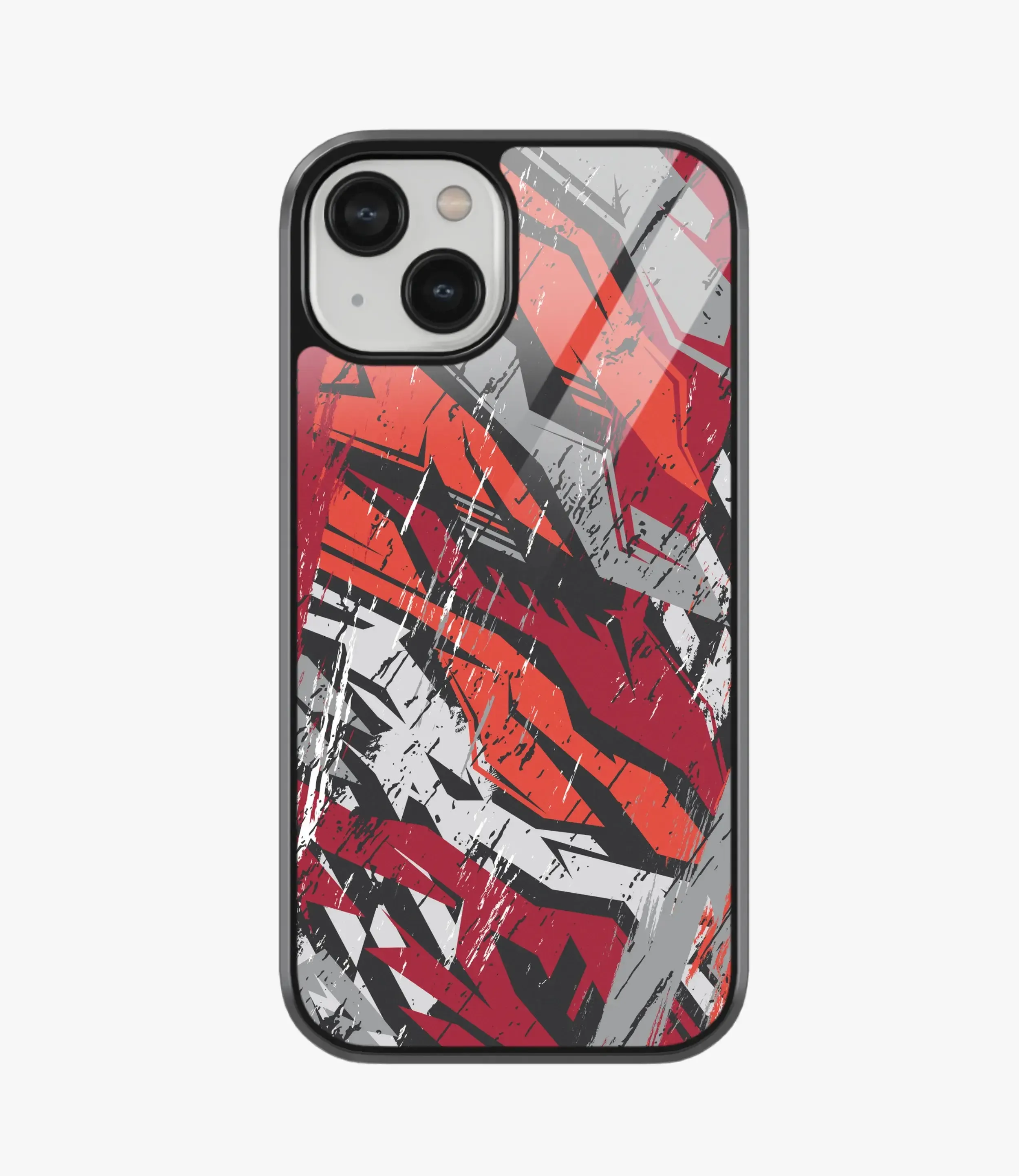 Abstract Quick Shift Pattern Glass Case