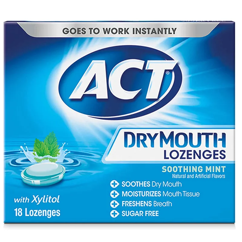 ACT Dry Mouth Relief Lozenges 18 Count