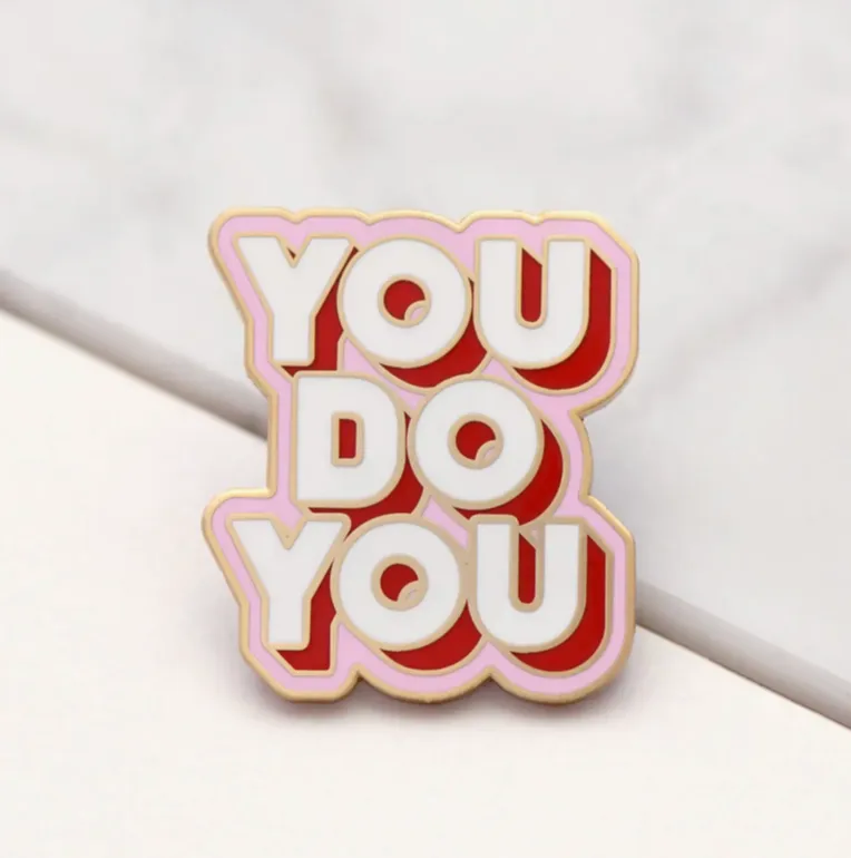 Alphabet Bags - You do You Enamel Pin