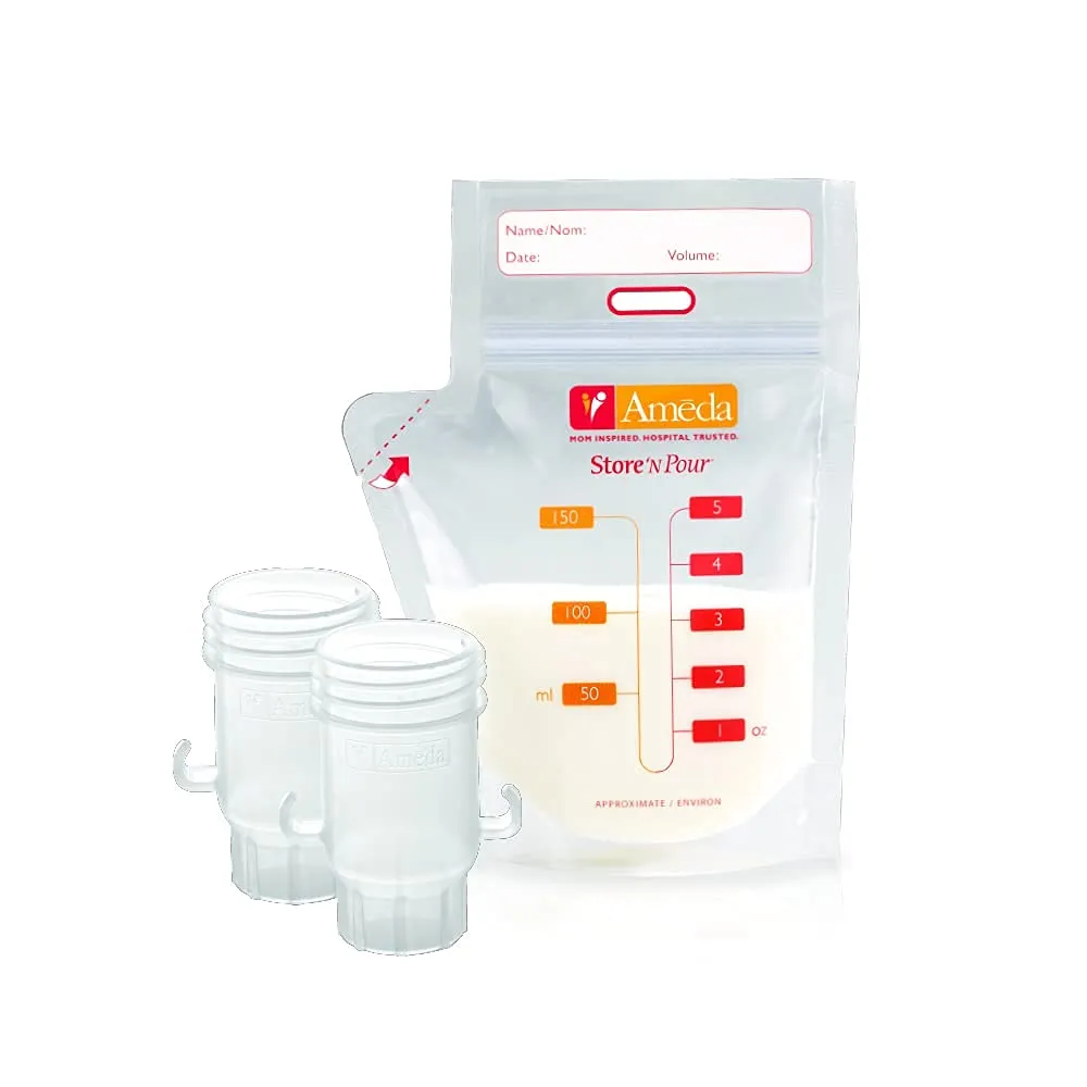 Ameda Store'N Pour Breast Milk Storage Bags