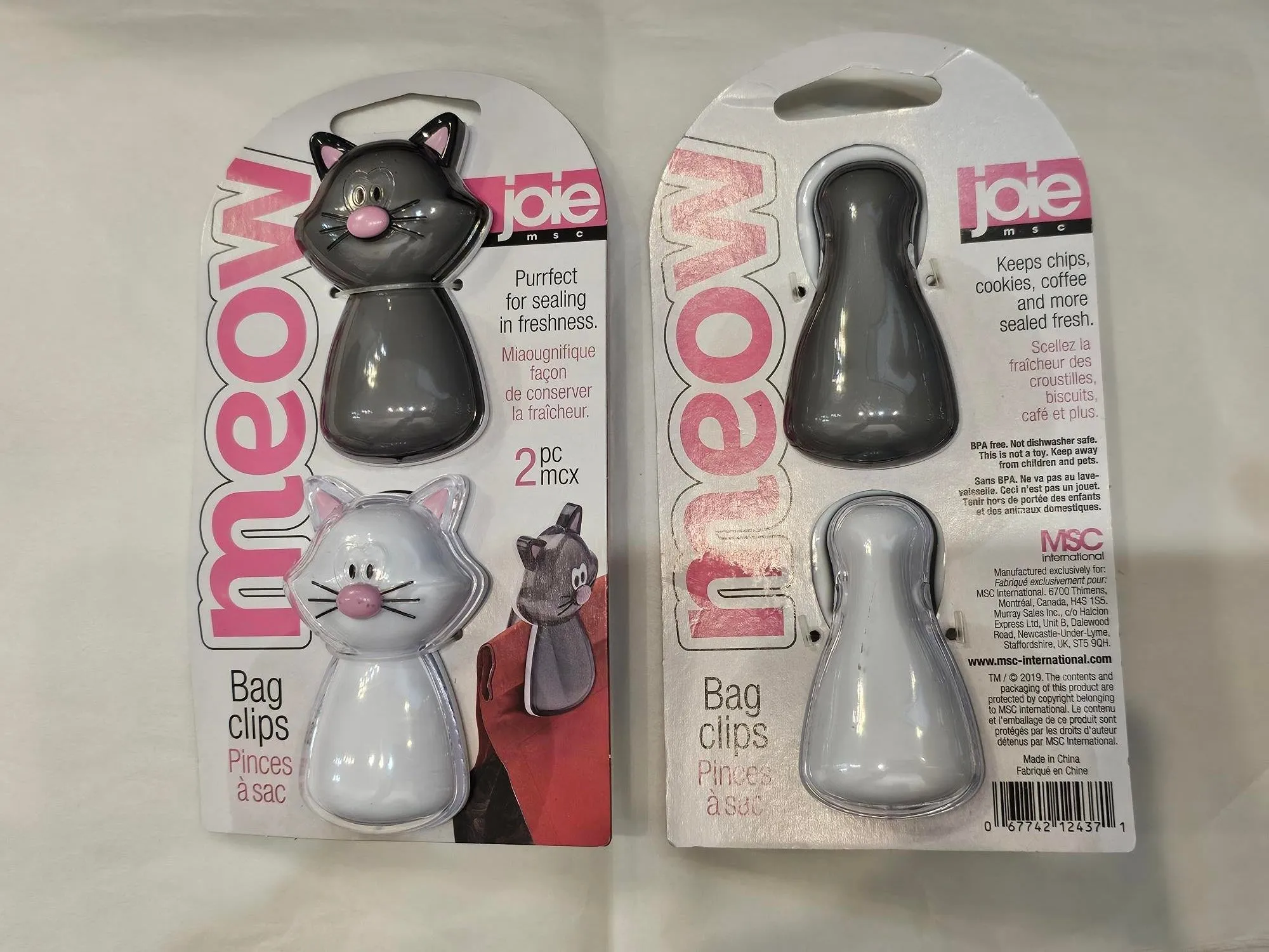 Bag Clips - Joie  - Cat Meow