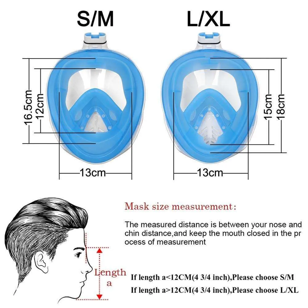 Blue Bay Designer Snorkel Mask