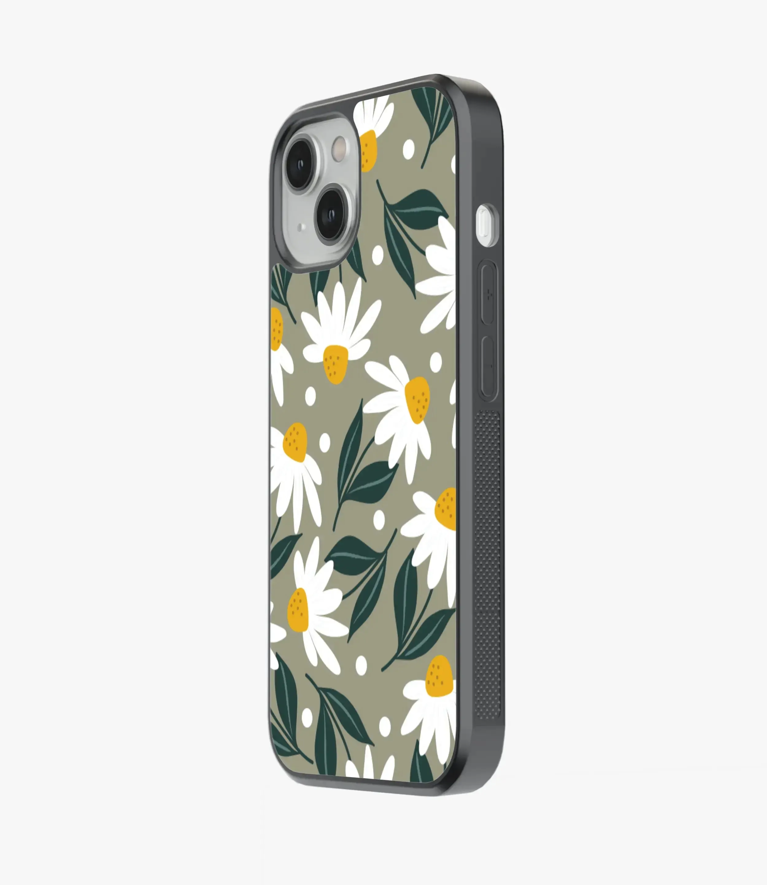 Chammomile Wild Floral Glass Case