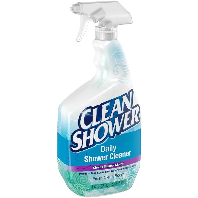 Clean Shower Fresh Clean Scent Daily Shower Cleaner 32 oz Liquid