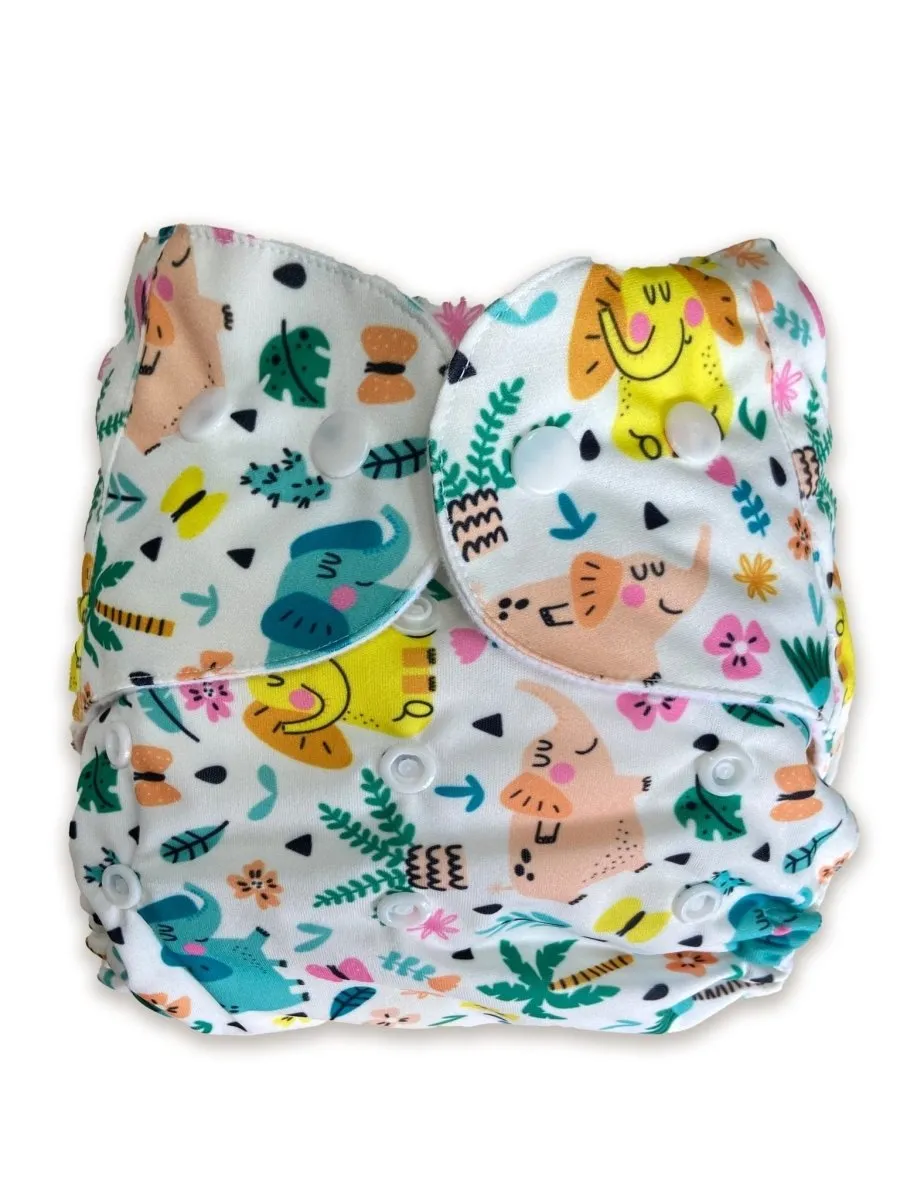 Combo of 5 Reusable Diapers - Option M