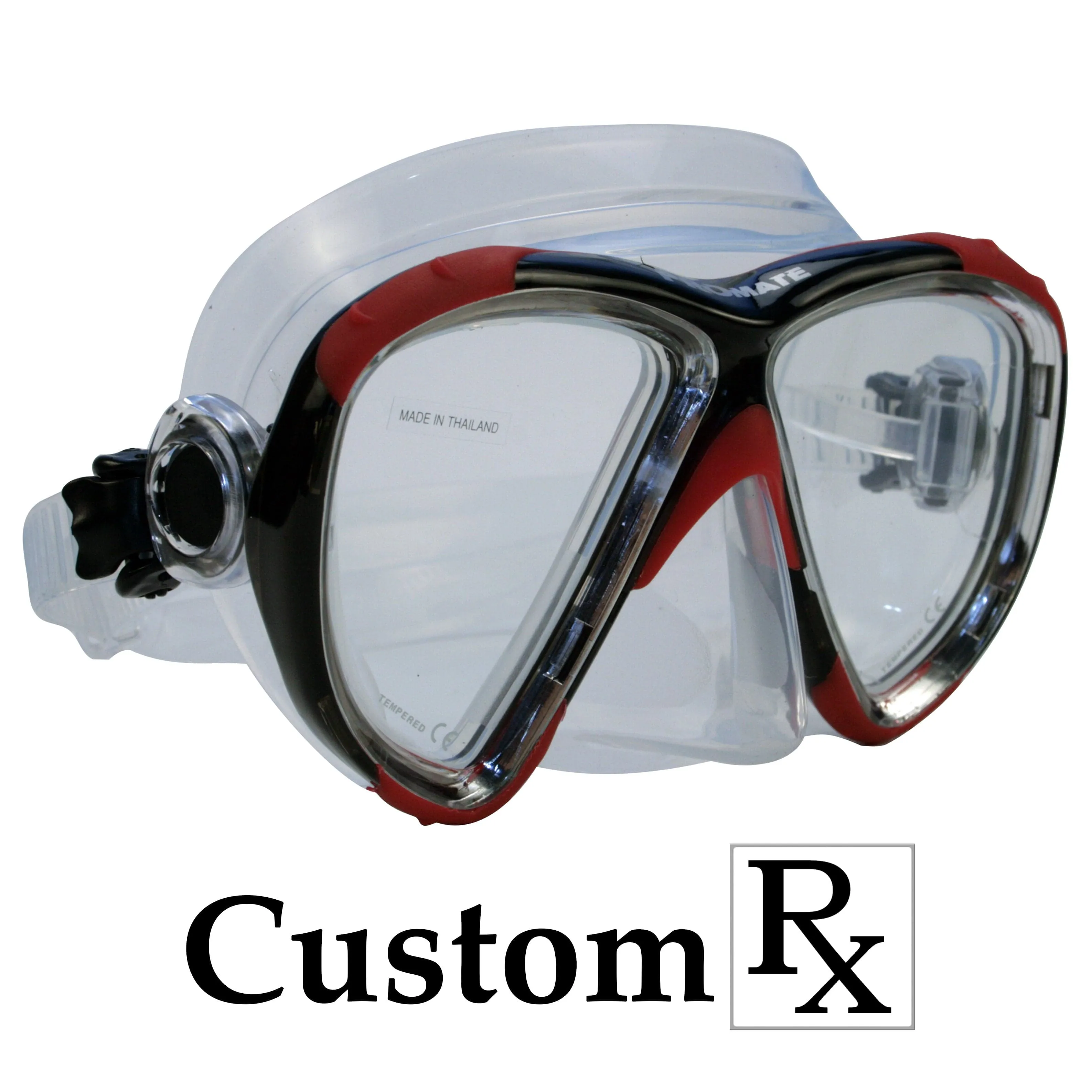 Custom Made Prescription Promate Hawk Eyes Scuba Diving Snorkeling Mask - MK265 Custom RX