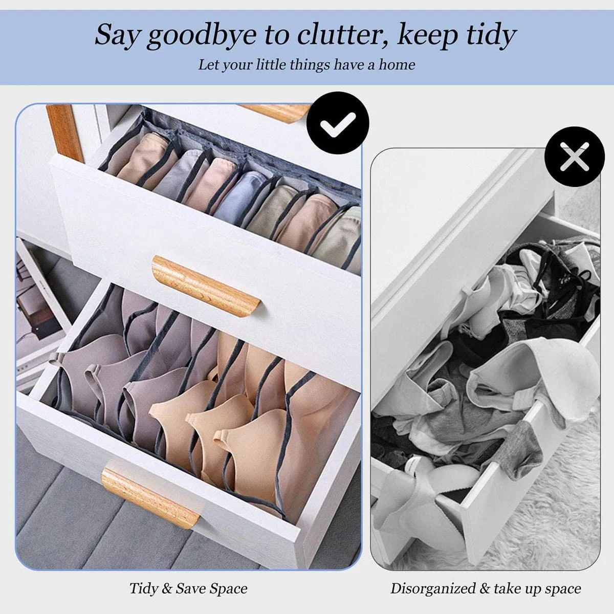 Drawer Type Underwear & Socks Storage Box