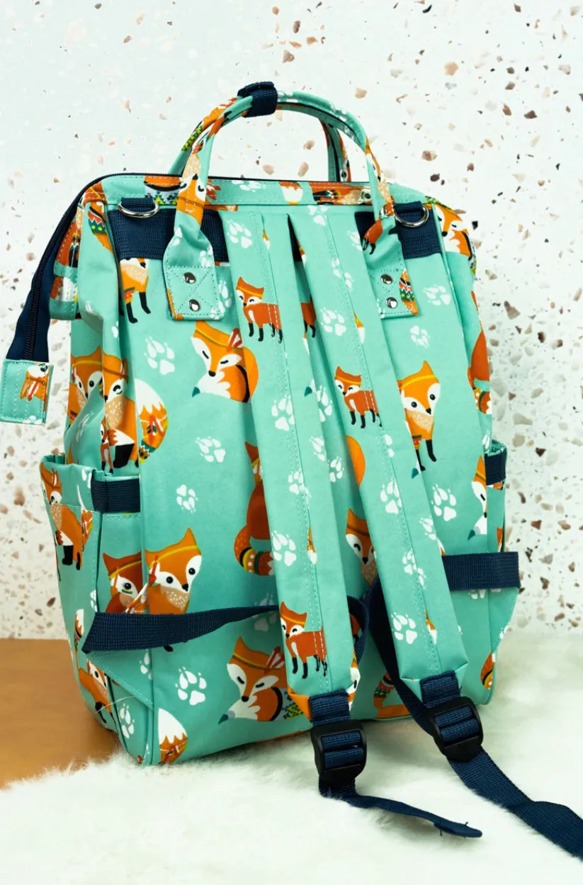 Fox Diaper Bag Backpack