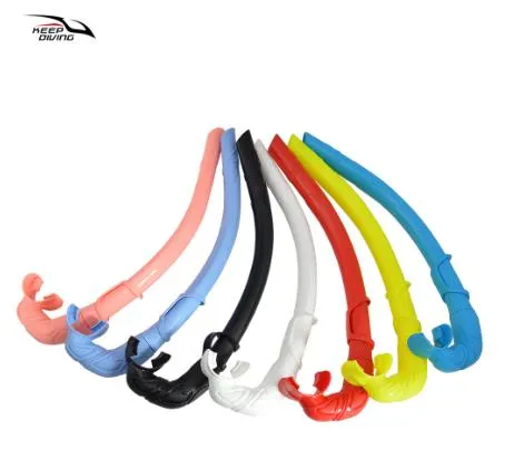 Full Silicone Foldable Diving Wet Tube Snorkel with Compact Storage Case 7 Colours SN-501