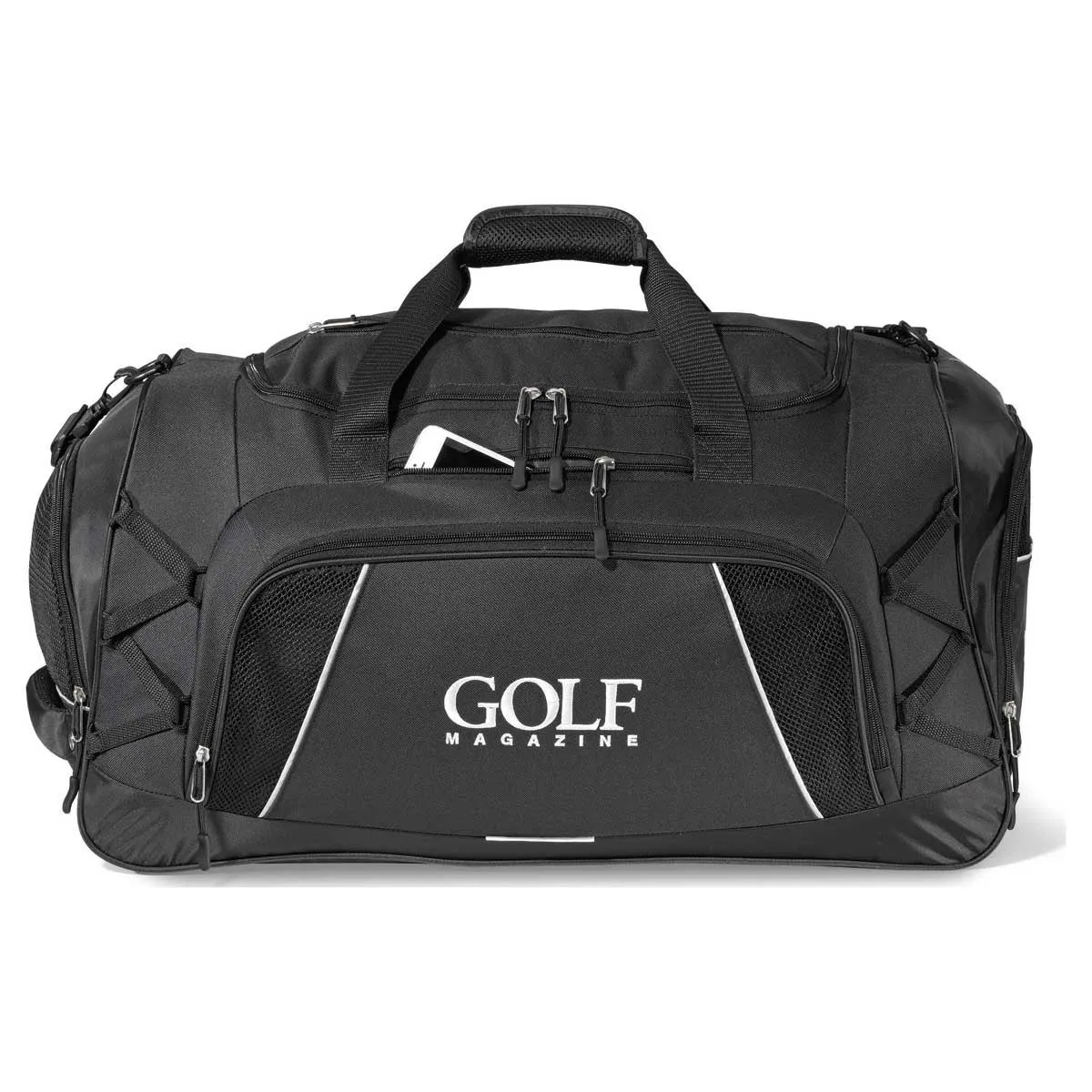 Gemline Black Pioneer Sport Duffel