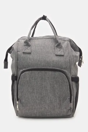 Grey Diaper Diaper Backpack