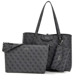 Guess Brenton Eco 2 in 1 Bag In Coal For Women