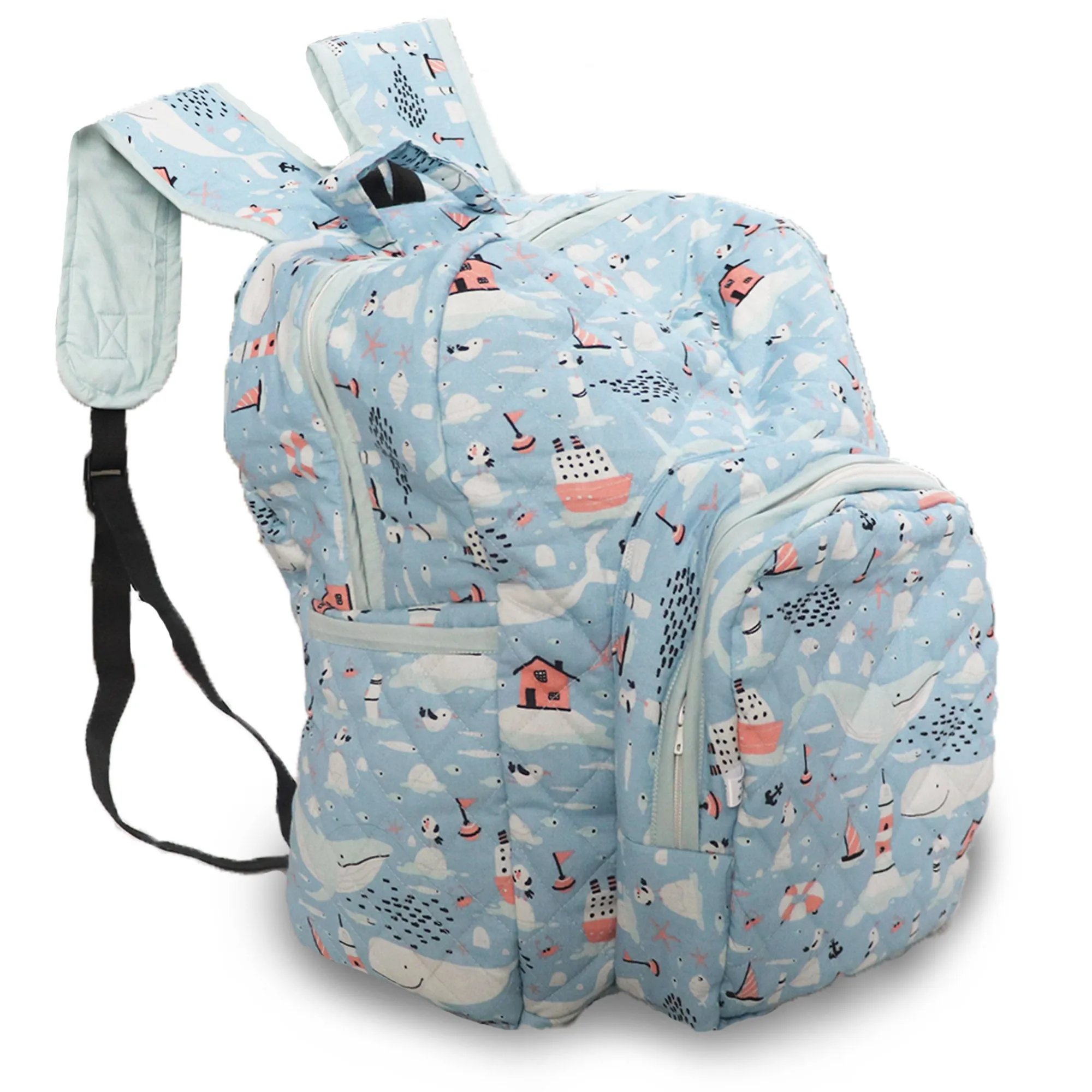 Happy Whale Cloth Diaper Bag for Baby