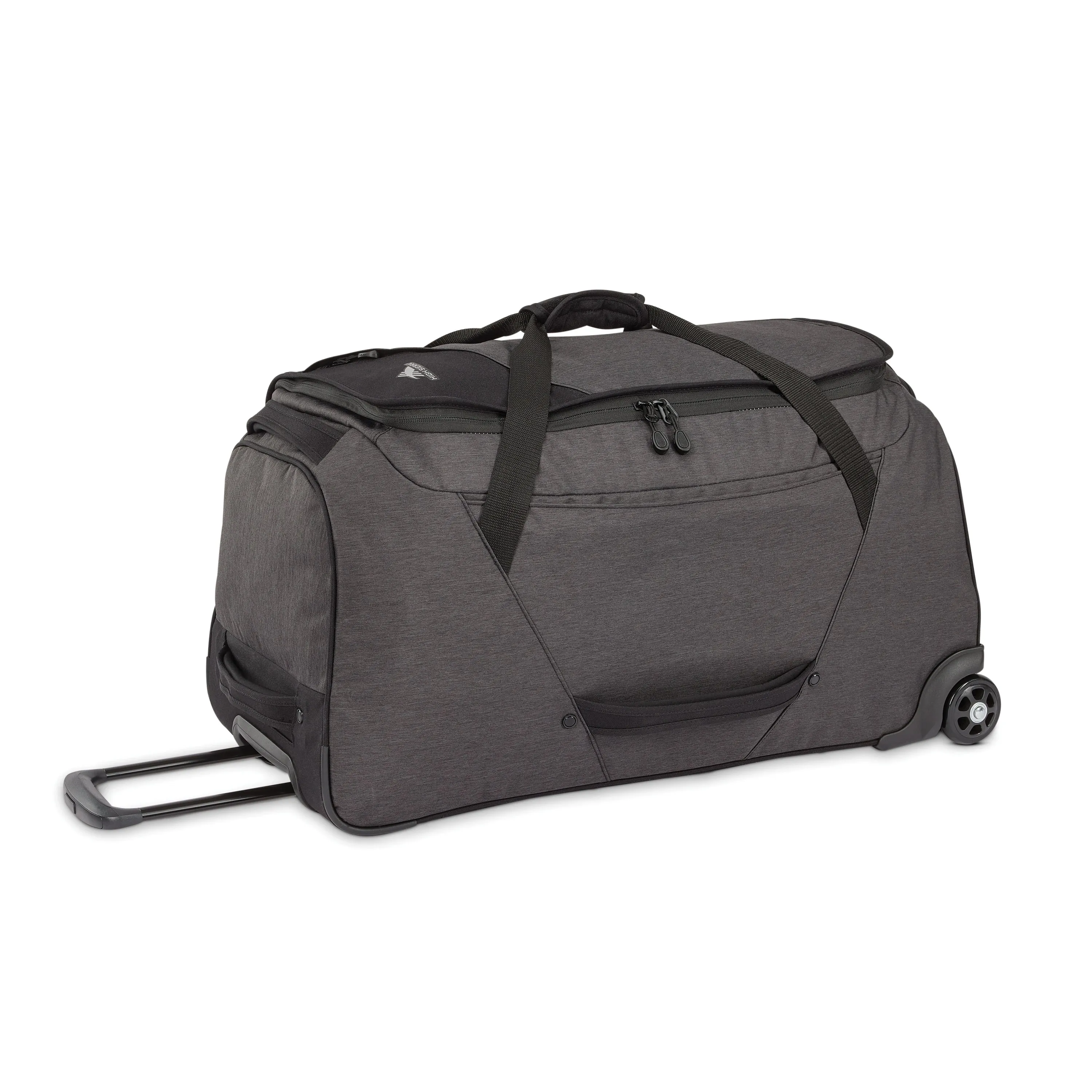 High Sierra Forester Collection 28" Wheeled Duffle - Black Heather/Black