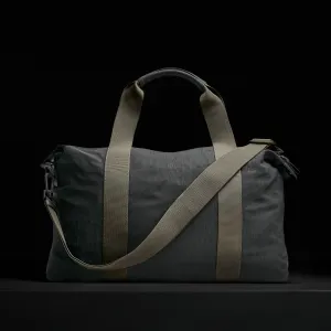 Highland Nylon Duffel Bag - Black / Olive