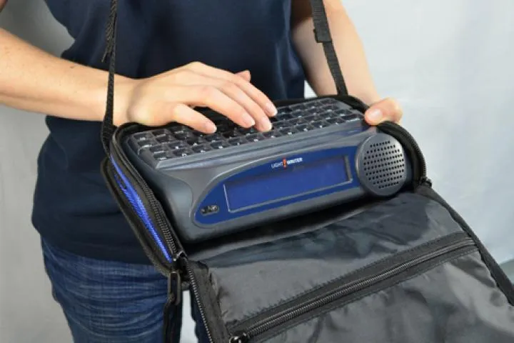 In-use bag for Lightwriter SL50