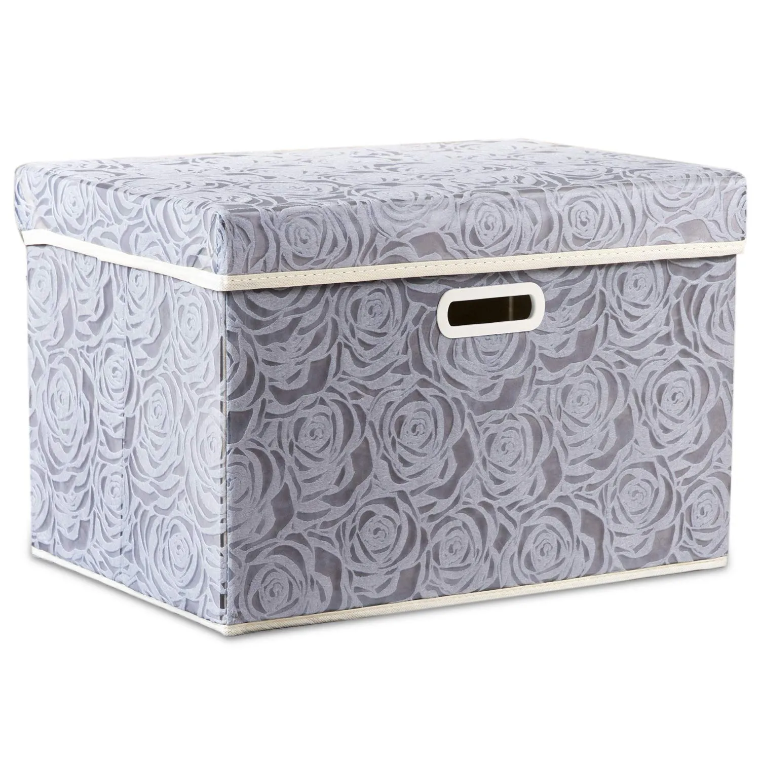 Large Collapsible Storage Bin with Lid (45*30*30 cm)