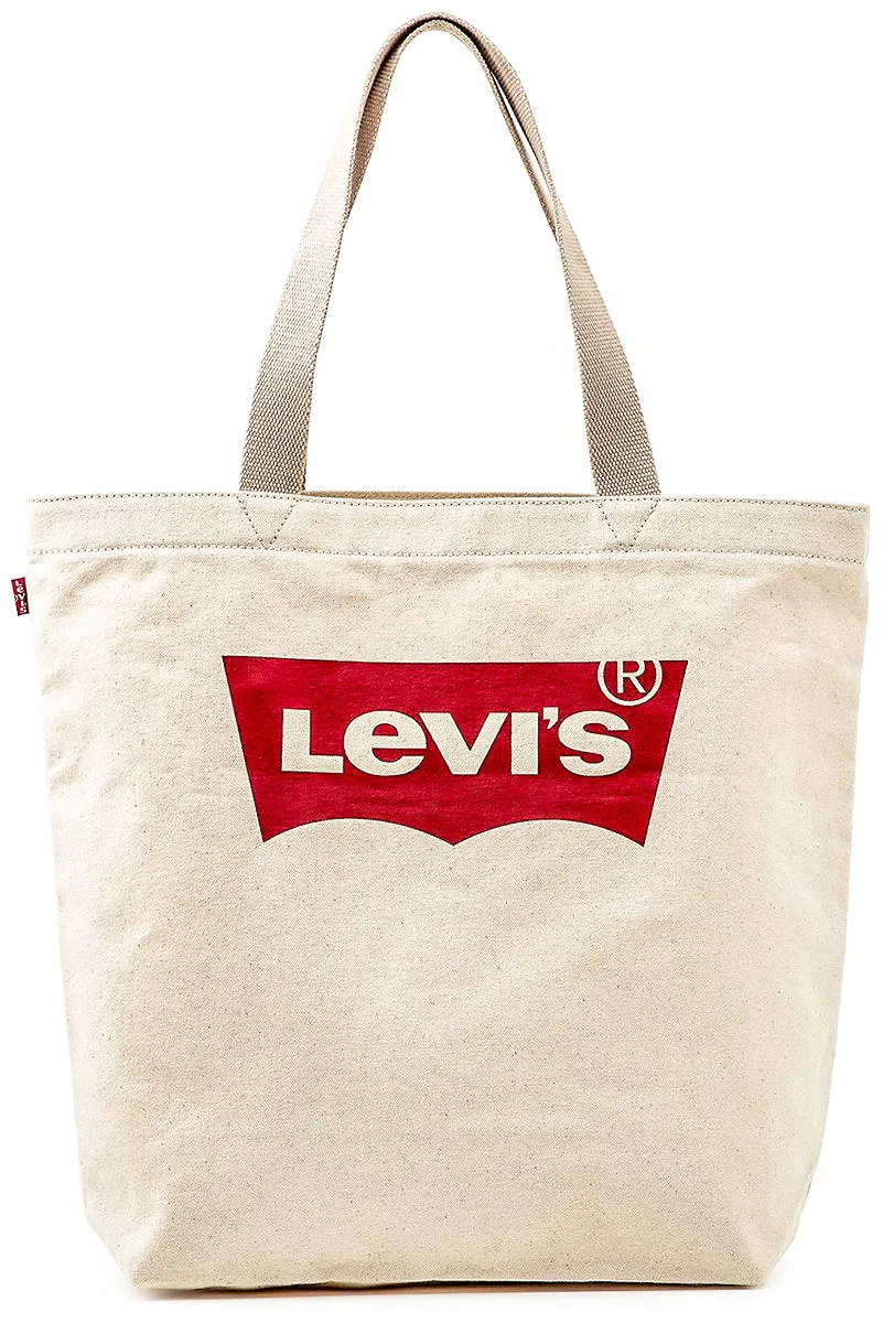 Levi Batwing Tote In Beige