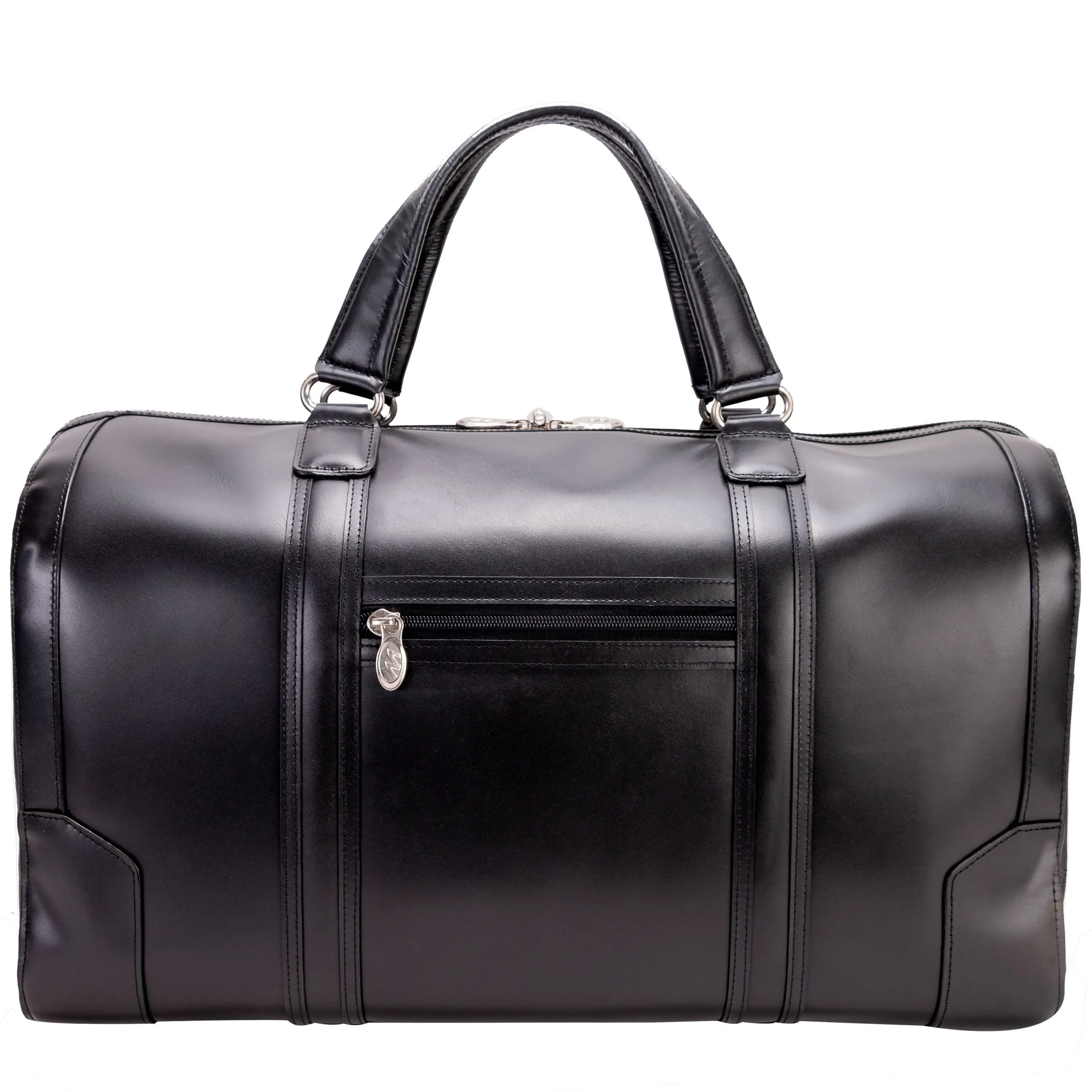 McKlein KINZIE  20” Leather Carry-All Tablet Duffel