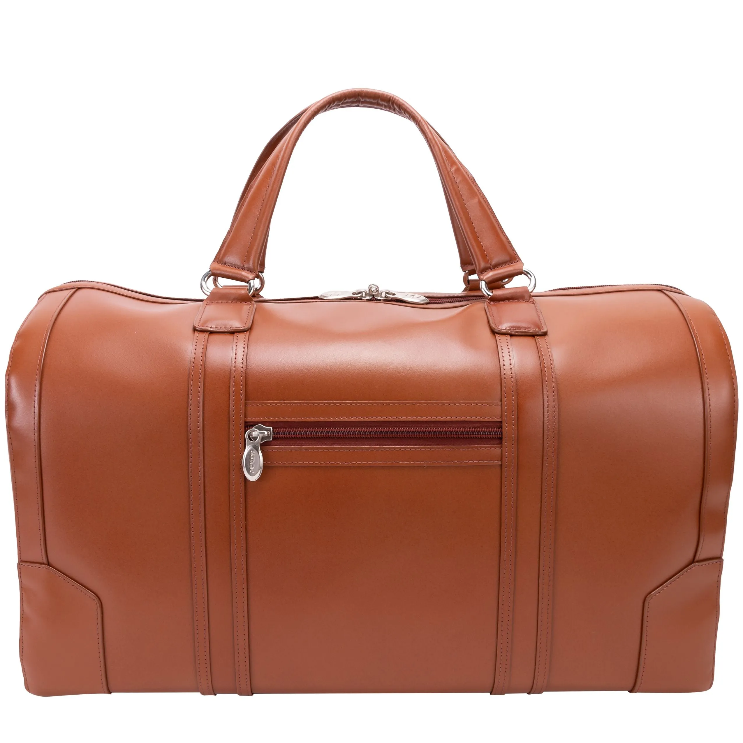 McKlein KINZIE  20” Leather Carry-All Tablet Duffel