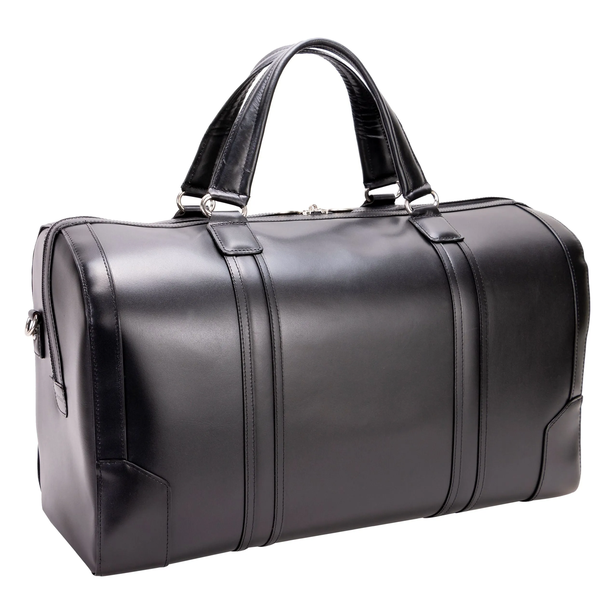 McKlein KINZIE  20” Leather Carry-All Tablet Duffel