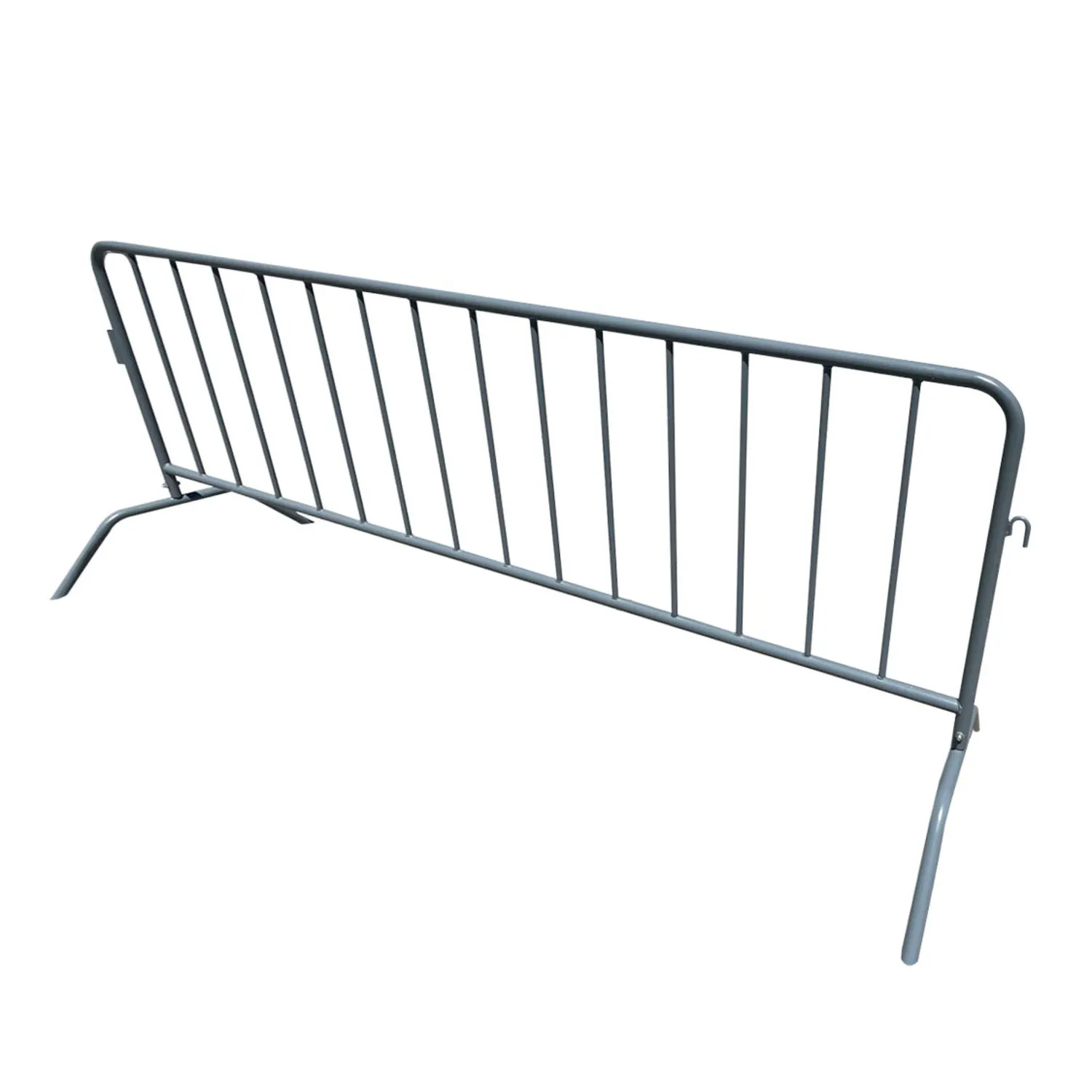 Metal 8.5 ft Crowd Control Barricades - Interlocking Barriers