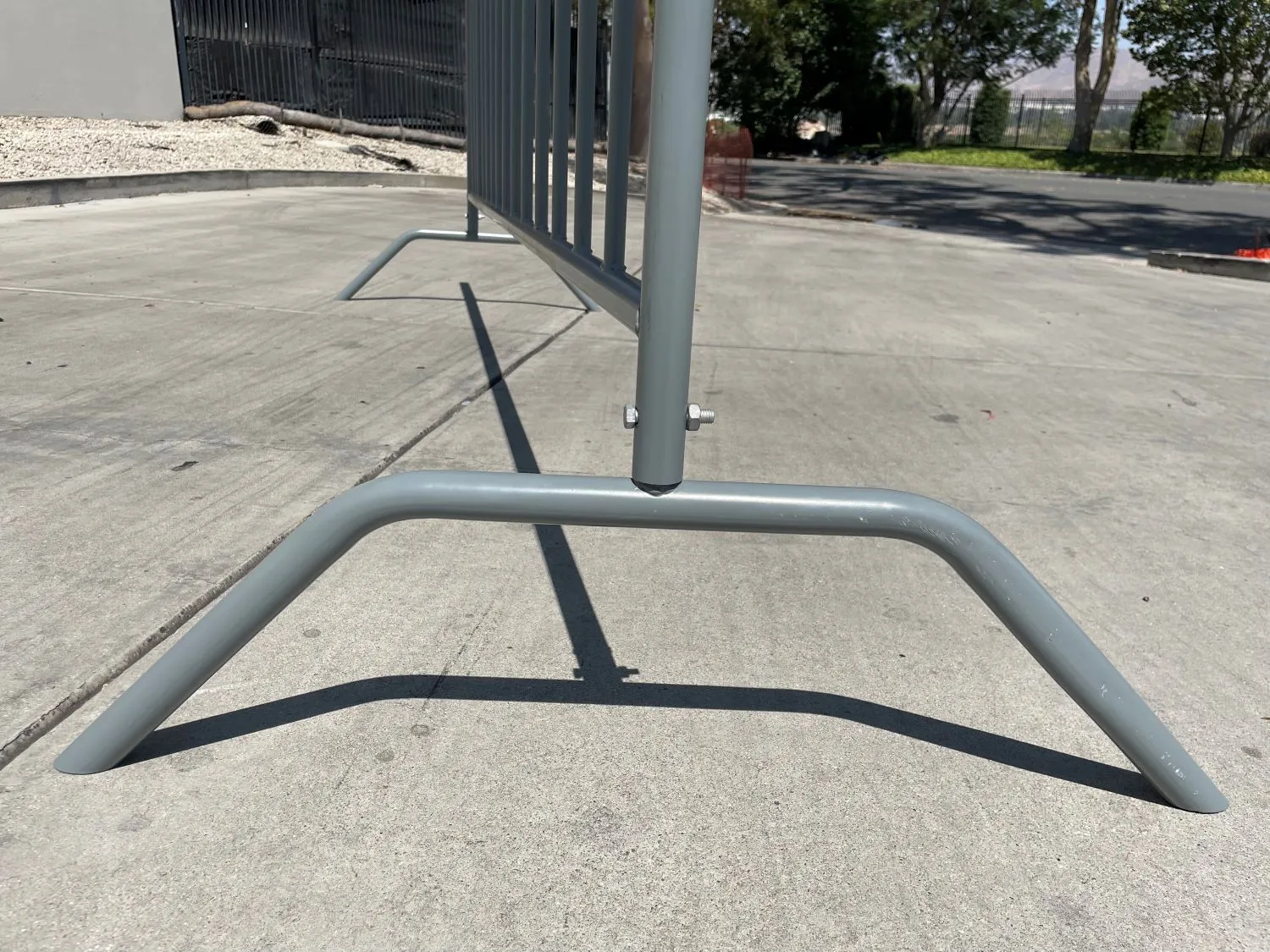 Metal 8.5 ft Crowd Control Barricades - Interlocking Barriers