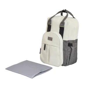 Moon - Luca Diaper Backpack (Grey Melange)