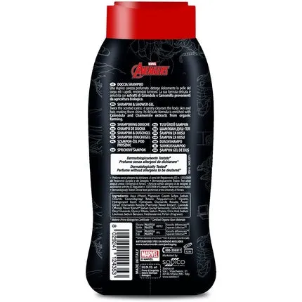 Naturaverde Kids Marvel Avengers Iron Man children's shampoo and shower gel with calendula and chamomile extracts 250 ml , So  i  o