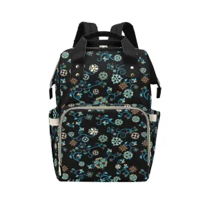 Ocean Bloom Multi-Function Diaper Backpack/Diaper Bag