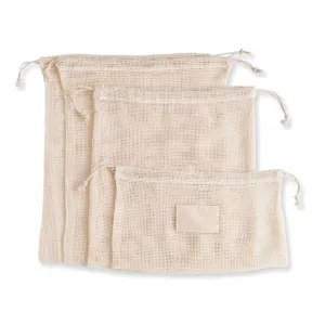 Organic Mesh Produce Bags 4-Pack