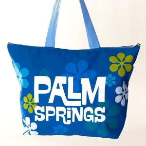 Palm Springs Modfest Tote Bag - Blue