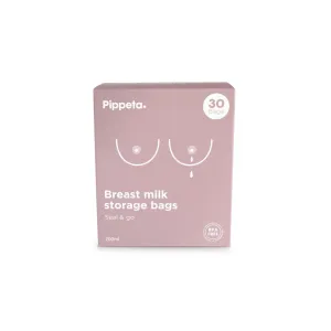 Pippeta Breast Milk Storage Bags 30 Pack