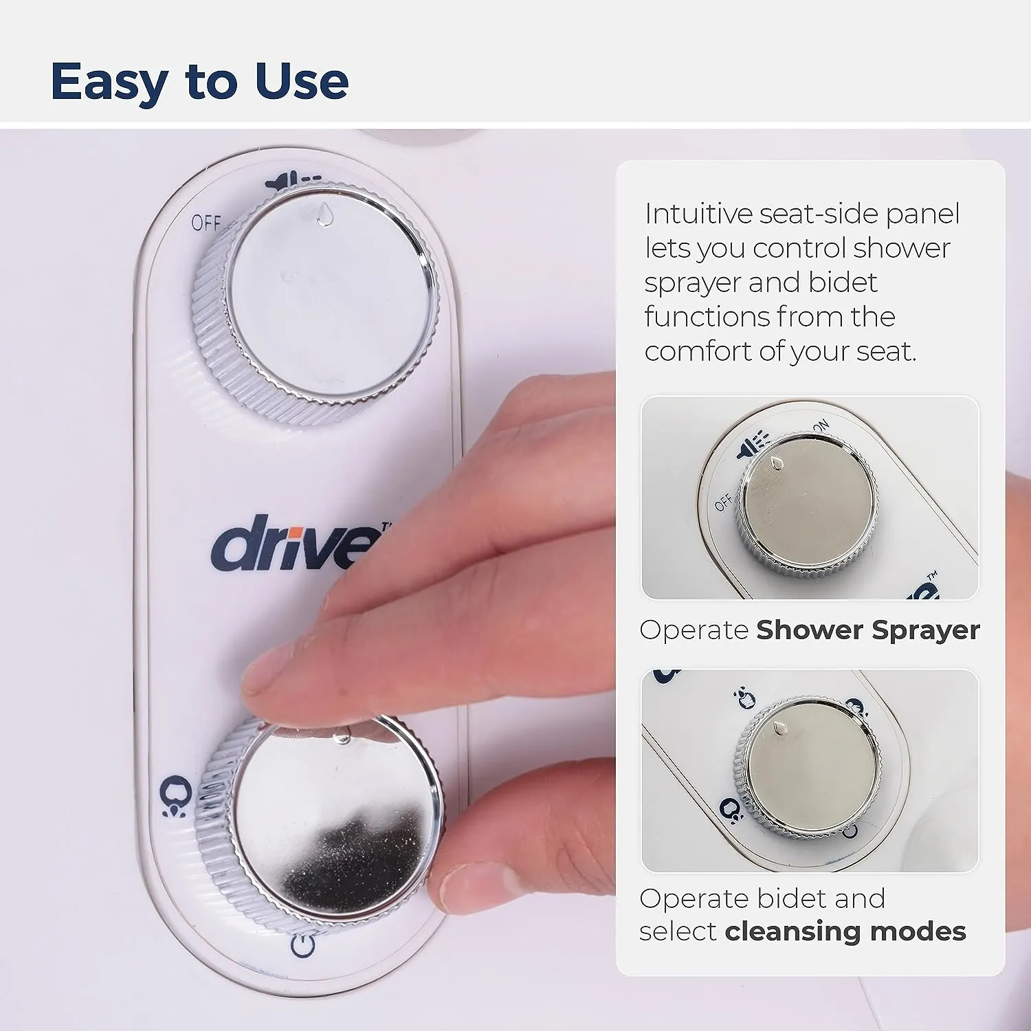 Premium Shower Chair I Bathing System with Bidet  I Tub Chair with Cutout Seat I Shower Commode Chair