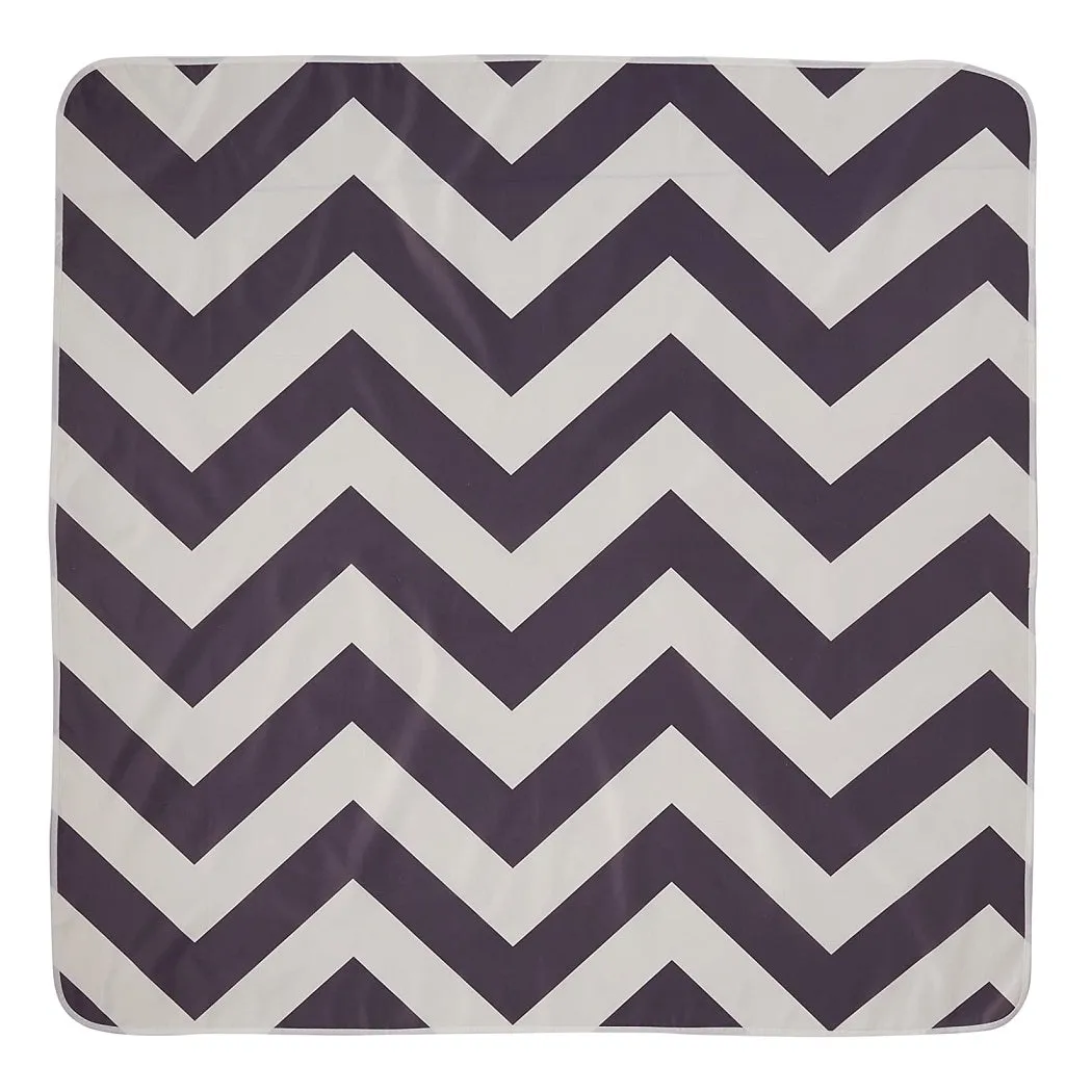 Prince Lionheart Multi-Use Floor Mat (Chevron Grey)