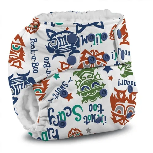 Print g2 One Size Pocket Diaper with 6-r Soaker- SNAP