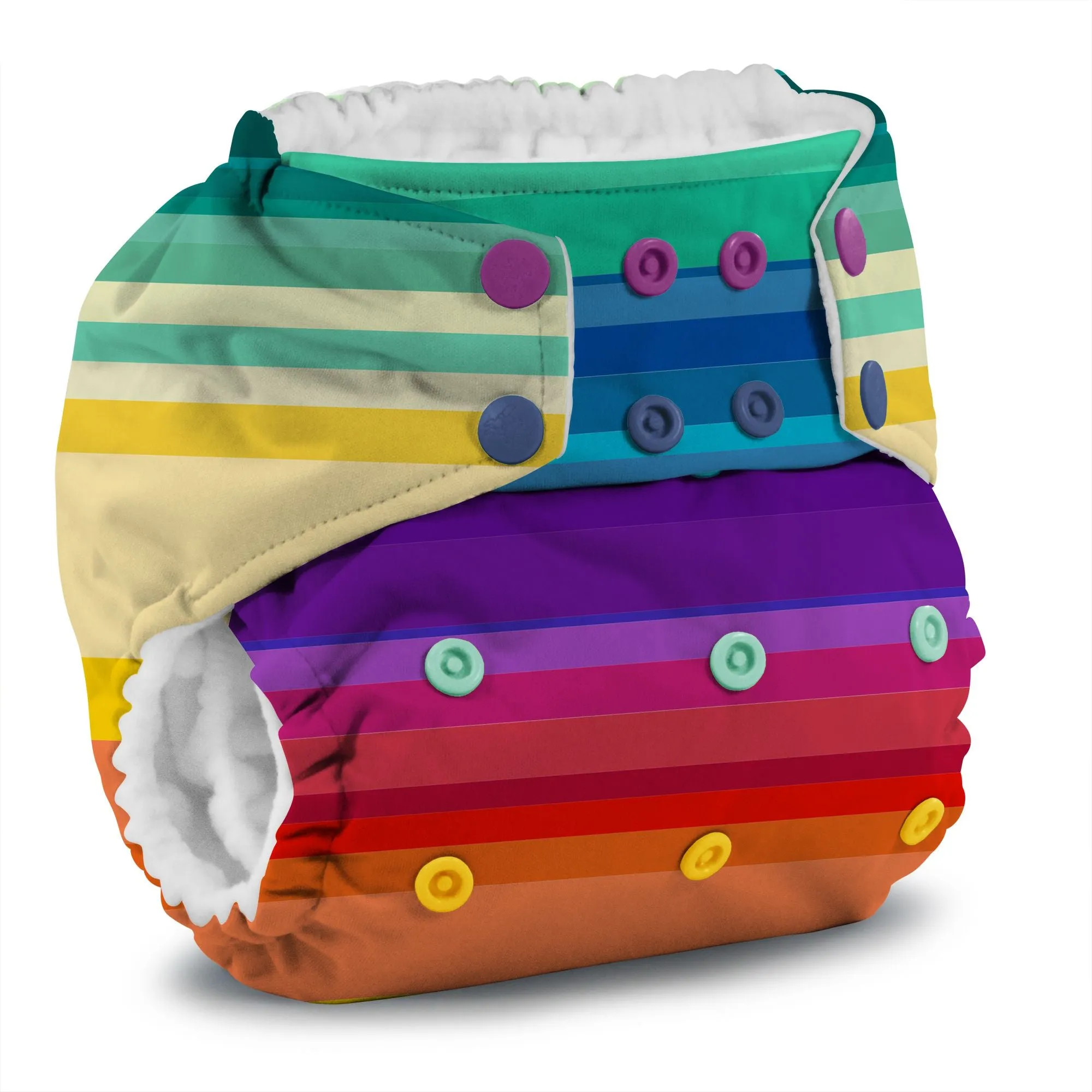 Print g2 One Size Pocket Diaper with 6-r Soaker- SNAP