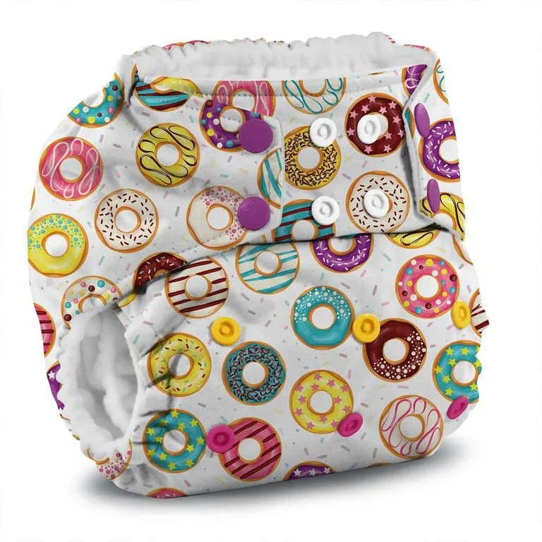 Print g2 One Size Pocket Diaper with 6-r Soaker- SNAP