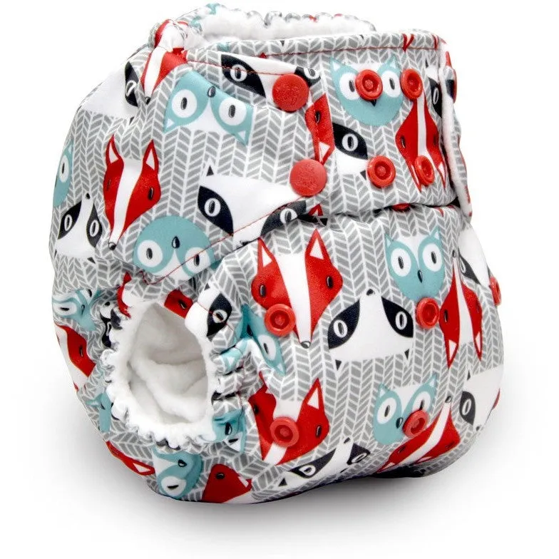 Print g2 One Size Pocket Diaper with 6-r Soaker- SNAP