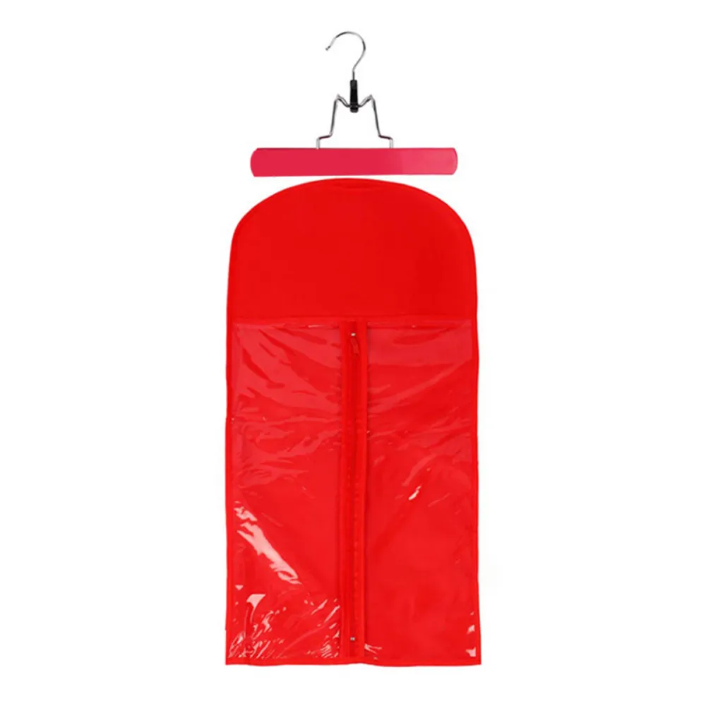 PVC Waterproof & Dustproof Wig Cover Bag With Clip