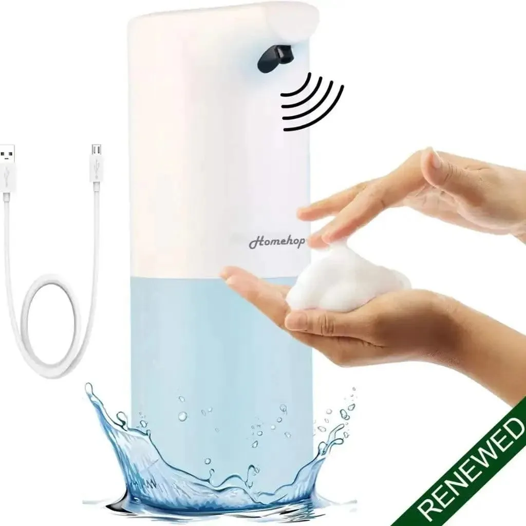 Refurbished USB Rechargeable Automatic Sensor Liquid Hand Wash Foam Soap Dispenser 350ml