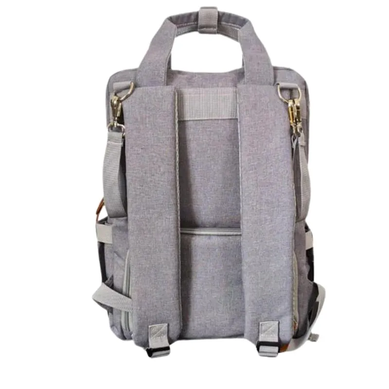 Signature Diaper Bag - Grey