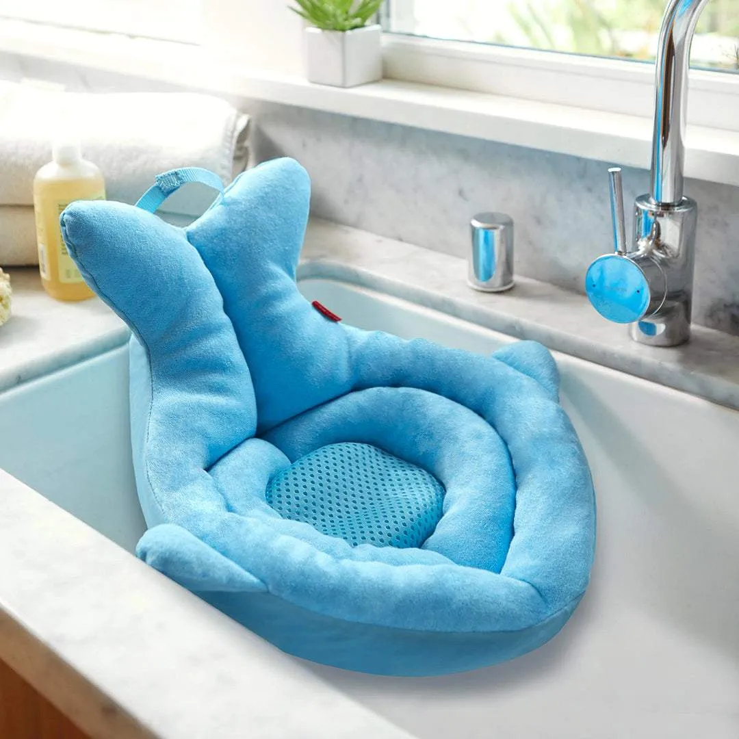 Skip Hop Blue Color Moby Soft Spot Sink Bather 3months to 24months