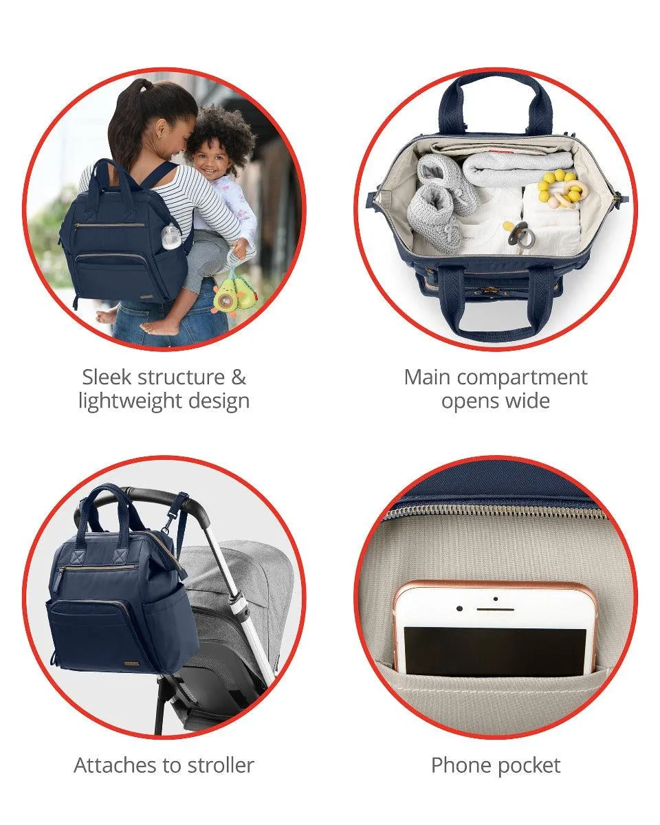 Skip Hop Mainframe Backpack Midnight Navy - Diaper Bags For Ages 0-2 Years