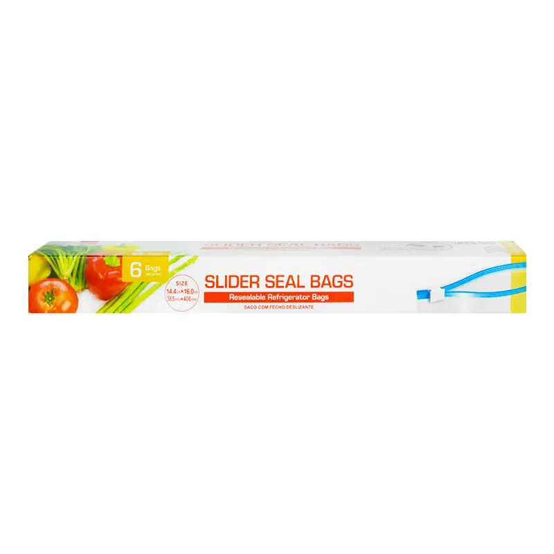 Slider Seal Bags - 6 Bags