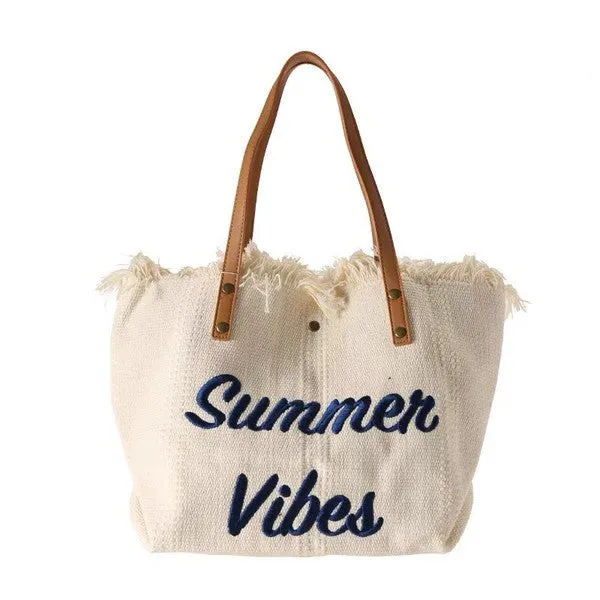 Summer Vibes Tote Handbag Purse Beach Totes