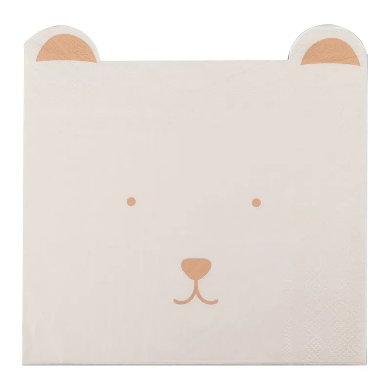 Teddy Bear Napkins 16pk